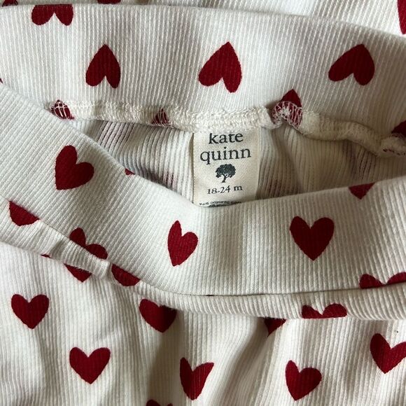 Kate quinn organics ribbed heart dress/bloomer set - Picture 7 of 8